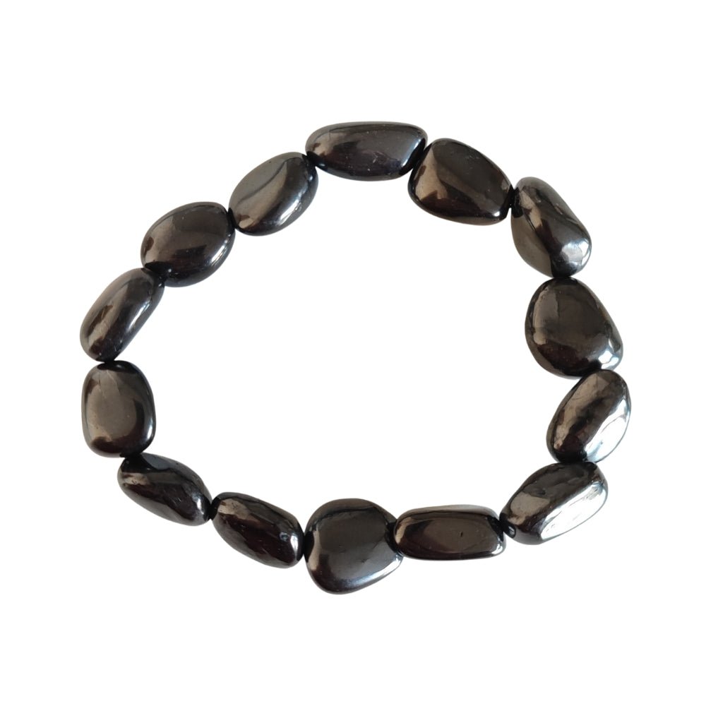 Pulsera de Shungit en Rodado Grande - Mystical Tienda