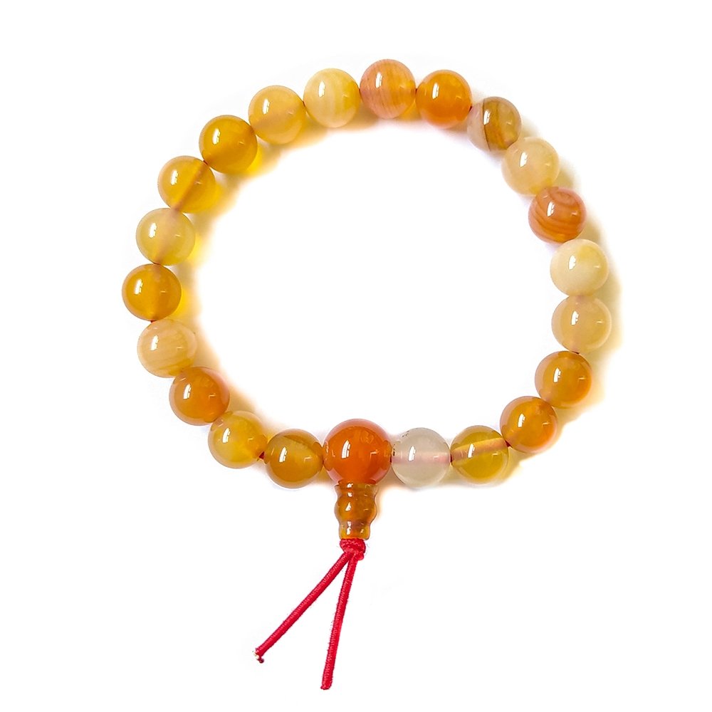 Pulsera Tibetana de Cornalina - Mystical Tienda Esotérica y de Minerales