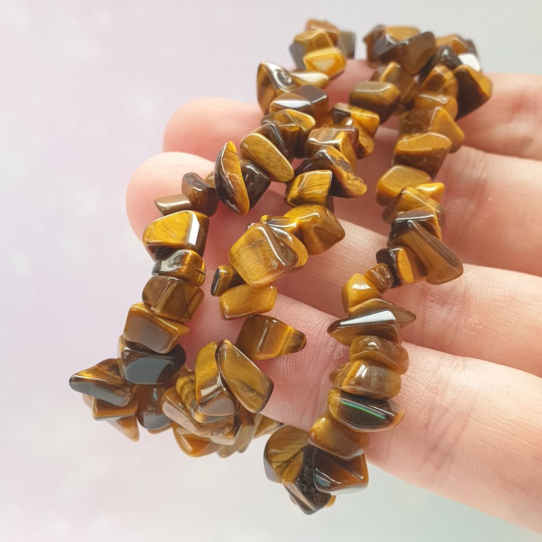 Pulsera tipo Chip de Ojo de Tigre - Mystical Tienda