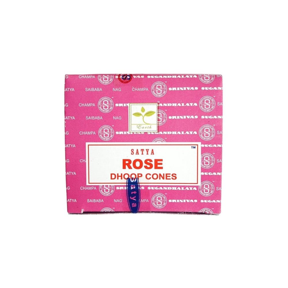 Satya Nag Champa - Conos de Incienso (Aroma de Rosa) - Mystical Tienda