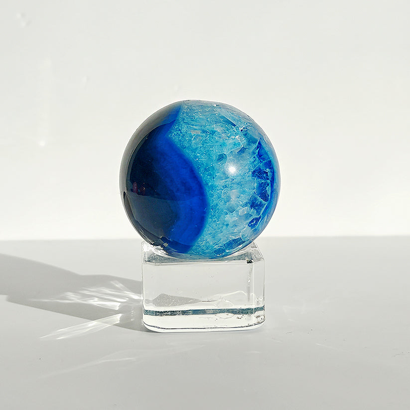 Esfera de Ágata Azul