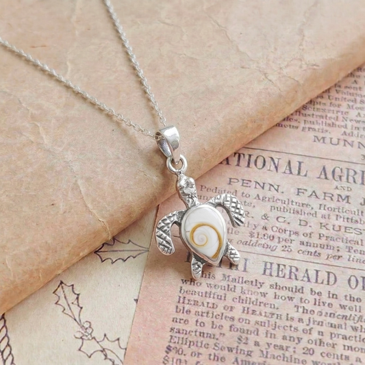 Colgante Tortuga con Ojo de Shiva - Plata de Ley 925