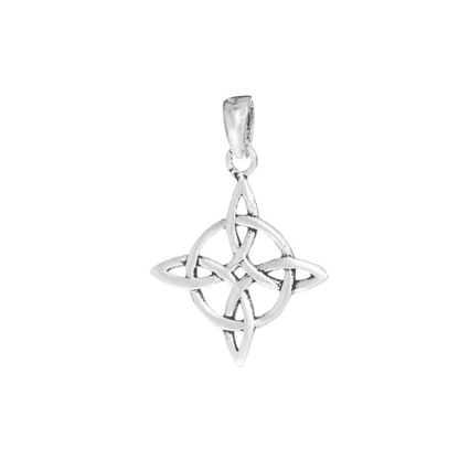 Colgante Nudo de Bruja en Plata de Ley 925 - Mystical Tienda