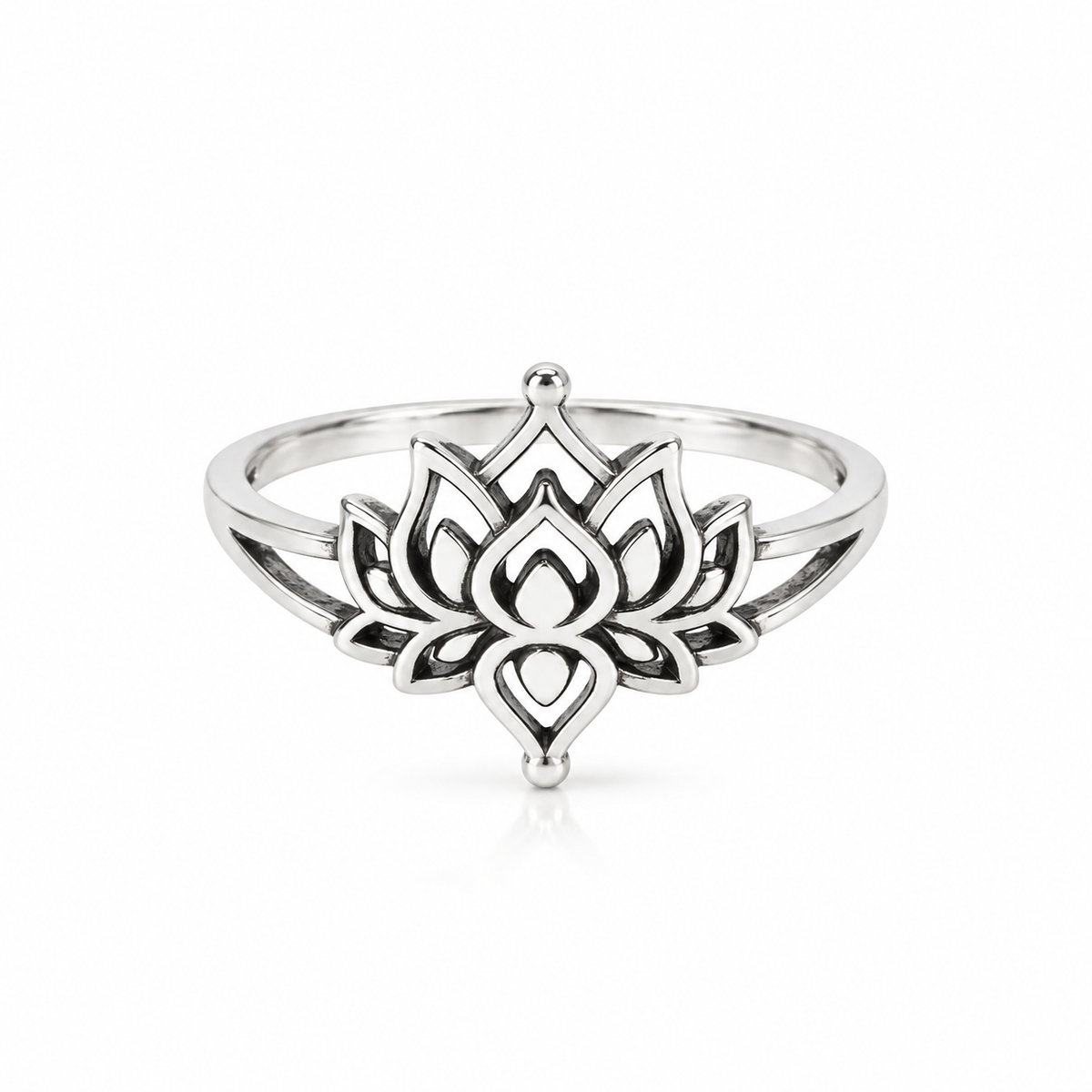 Anillo Flor de Loto - Plata de Ley 925