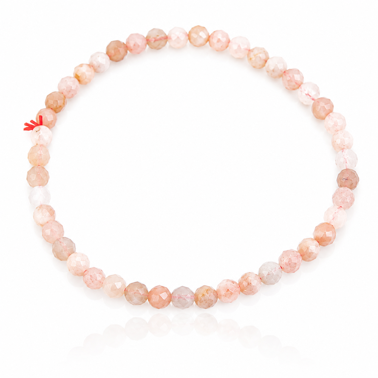 Pulsera de Piedra de Sol bola facetada