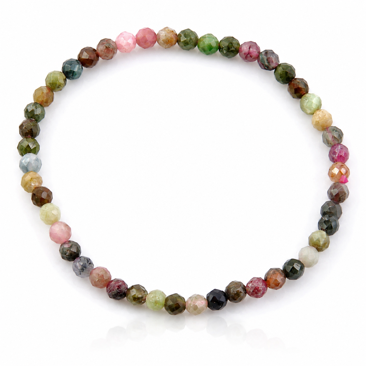 Pulsera Turmalina Multicolor - Facetada