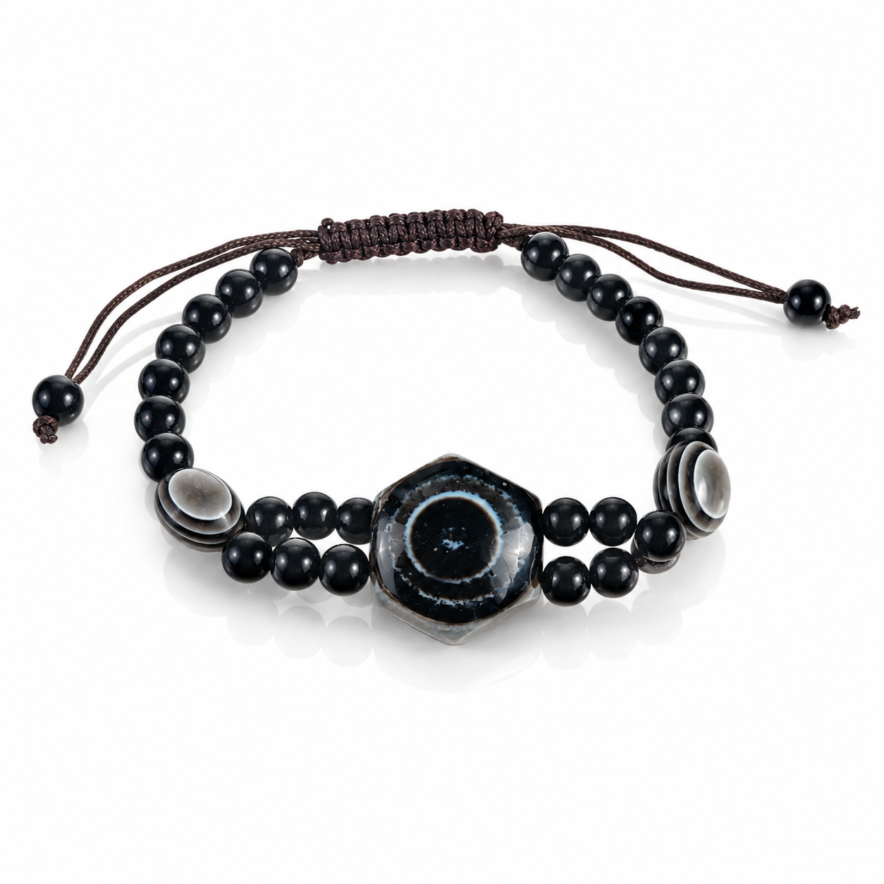 Pulsera Tibetana con Ojo de Ágata