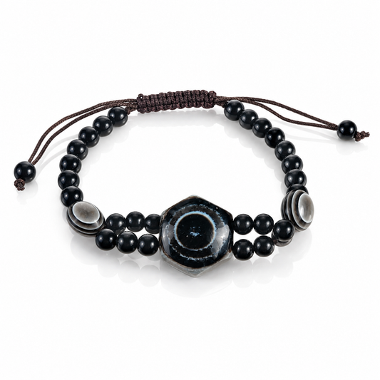 Pulsera Tibetana con Ojo de Ágata