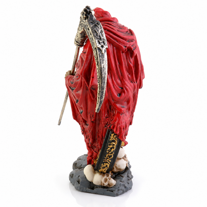 La Santa Muerte con reloj de Arena - Rojo