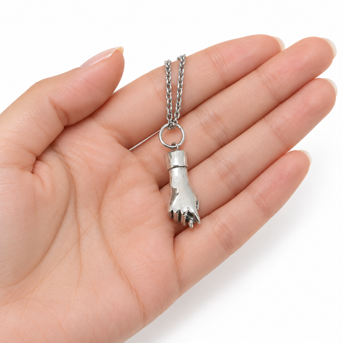 Colgante Puño de Plata de Ley 925 - Mystical Tienda