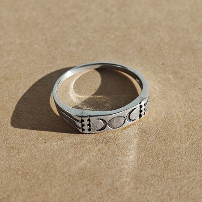 Anillo de Triple Diosa en Plata de Ley 925