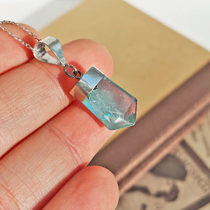 Colgante Obeliscus Fluorita - Plata de Ley 925