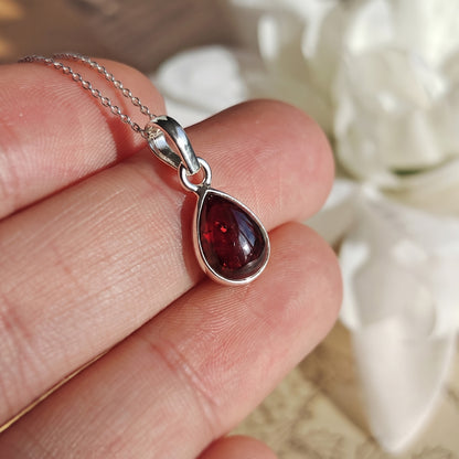 Colgante 'Aurora' Grante y Plata de Ley 925