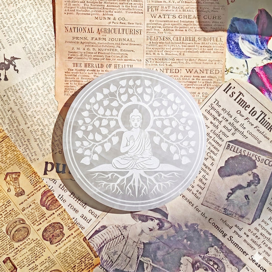 Altar de Selenita con Buda Gautama