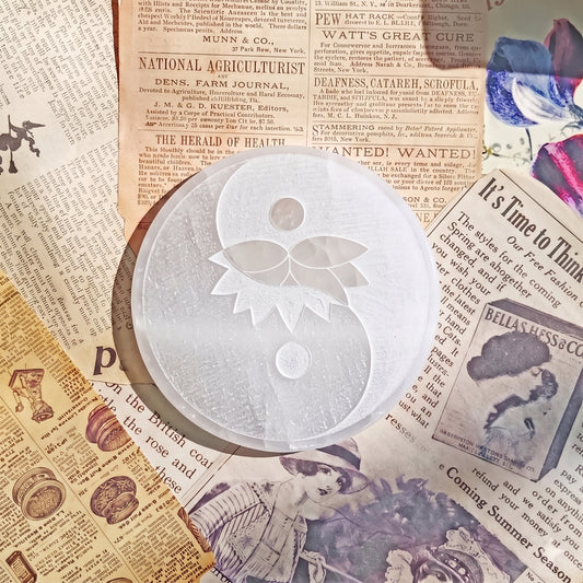 Altar de Selenita Ying & Yang