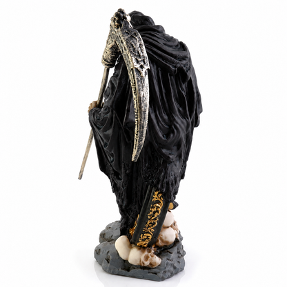 La Santa Muerte con reloj de Arena - Negro