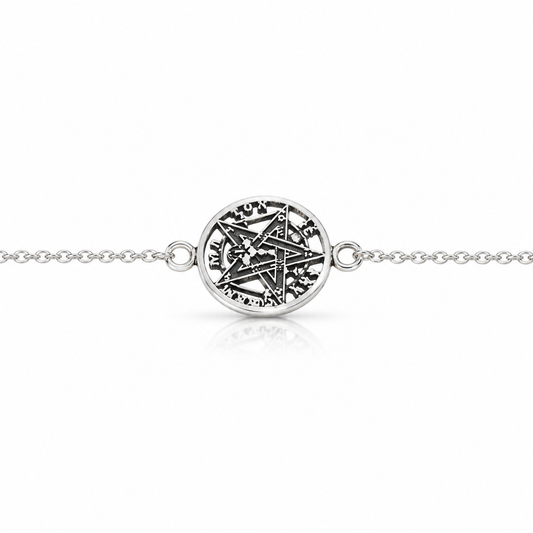 Pulsera Tetragramatón Plata de Ley 925 – Protección