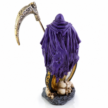 La Santa Muerte con reloj de Arena - Purpura