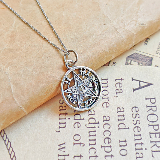 Colgante Tetragramaton en Plata de Ley 925