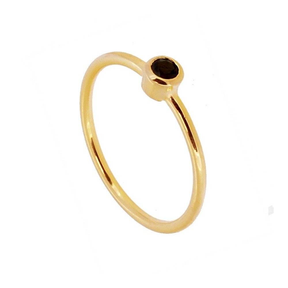 Anillo 'Alexandra' de Espinela - Baño de Oro 18k - Mystical Tienda