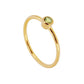 Anillo 'Alexandra' de Peridoto - Baño de Oro 18k - Mystical Tienda