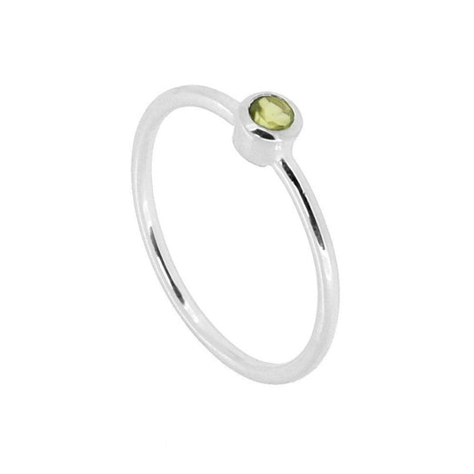 Anillo 'Alexandra' de Peridoto - Plata de Ley 925 - Mystical Tienda