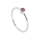 Anillo 'Alexandra' de Turmalina Rosa - Plata de Ley 925 - Mystical Tienda