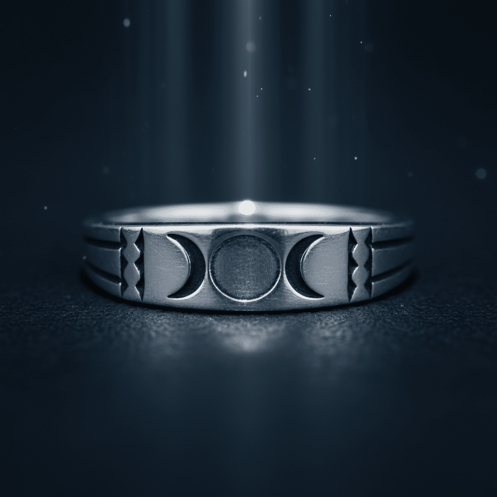 Anillo de Triple Diosa en Plata de Ley 925 - Mystical Tienda