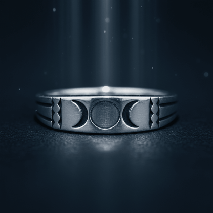 Anillo de Triple Diosa en Plata de Ley 925 - Mystical Tienda