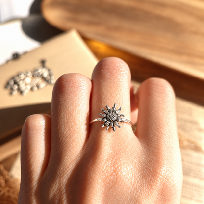 Anillo Eguzkilore - Plata de Ley 925