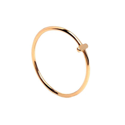 Anillo Little Line - Baño de Oro 18k - Mystical Tienda