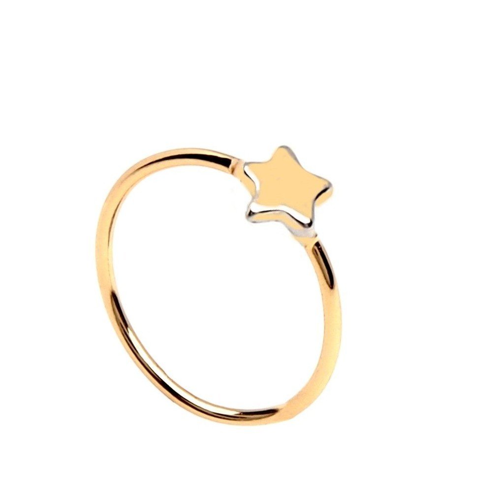 Anillo Little Star - Baño de Oro 18k - Mystical Tienda