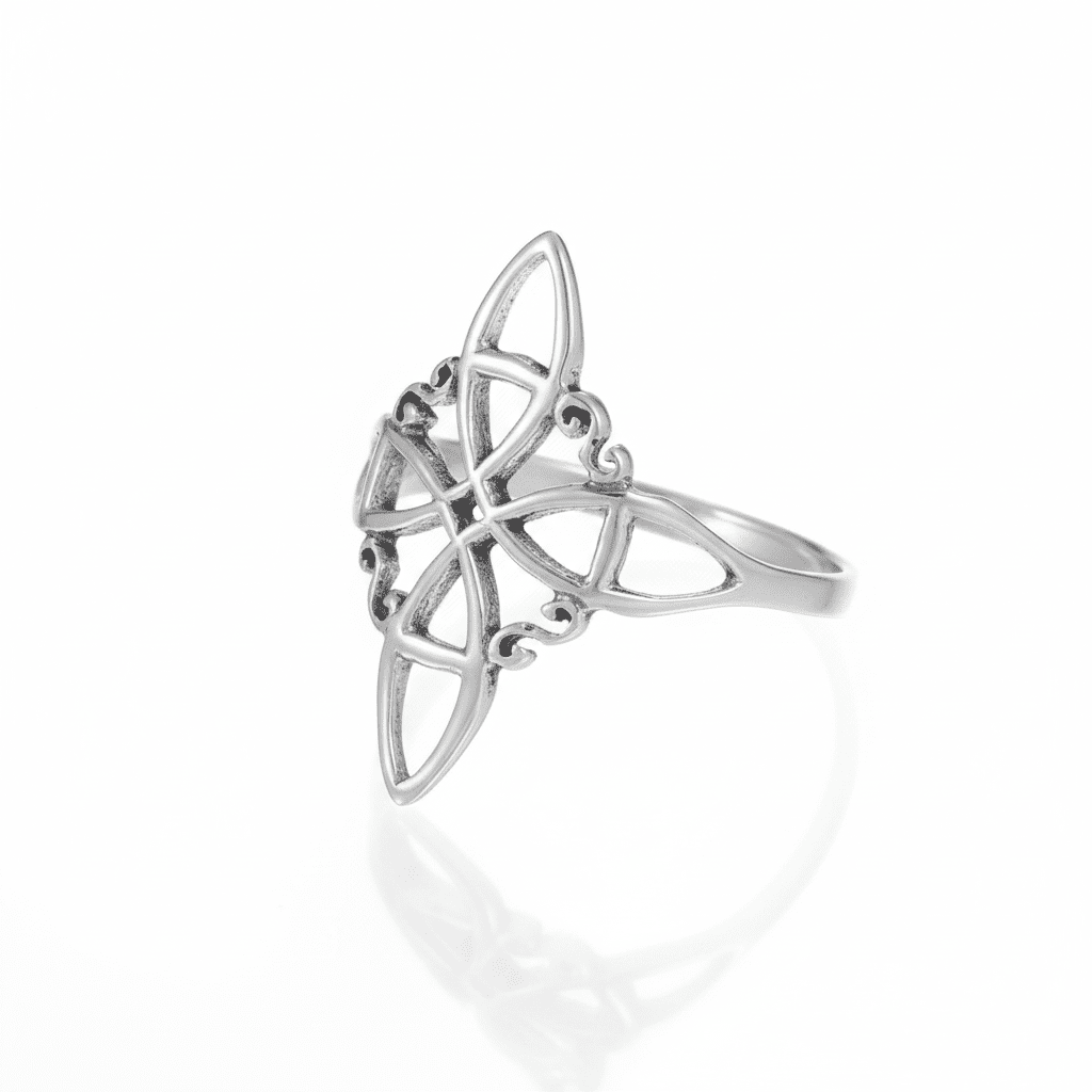 Anillo Nudo de Bruja en Plata de Ley 925 - Mystical Tienda