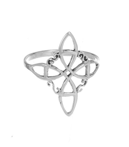 Anillo Nudo de Bruja en Plata de Ley 925 - Mystical Tienda