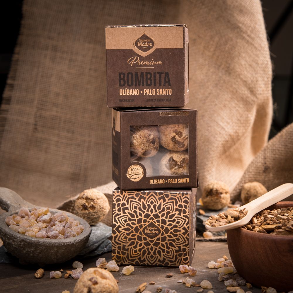 Bombita Premium Olíbano & Palo Santo - Mystical Tienda