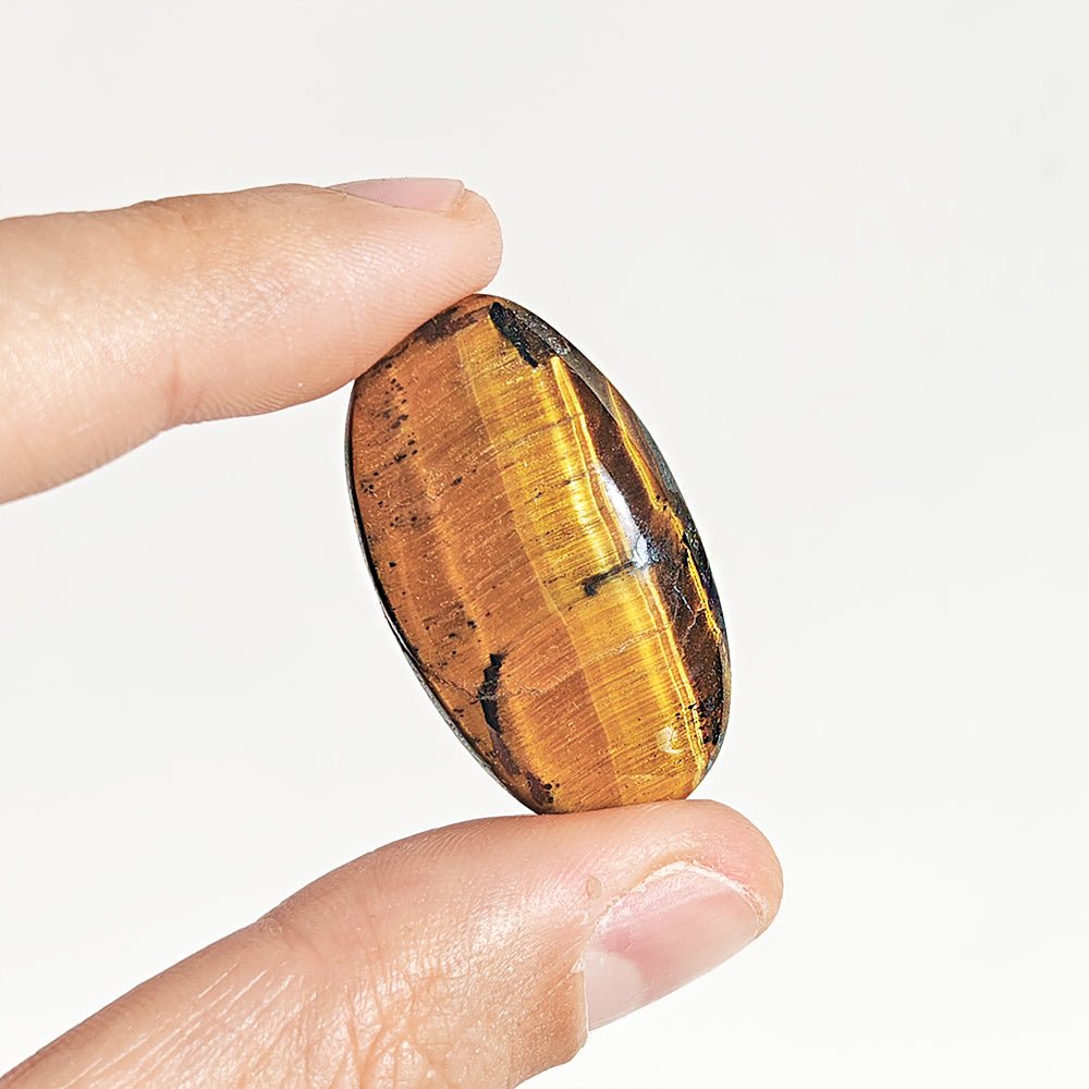 Cabujón de Ojo de Tigre - Mystical Tienda