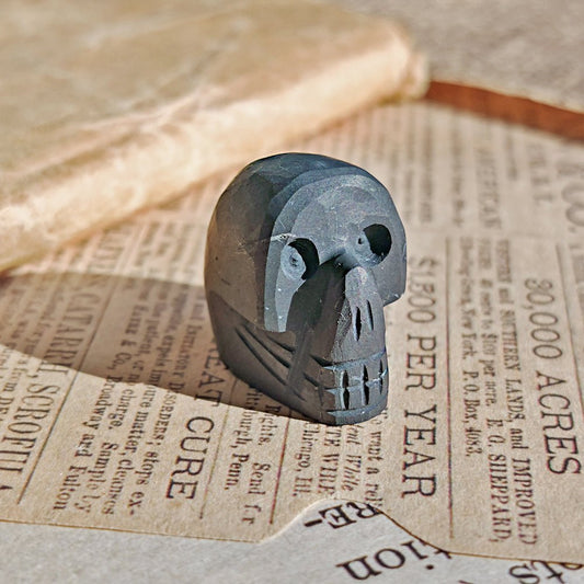 Calavera de Shungit - Mystical Tienda
