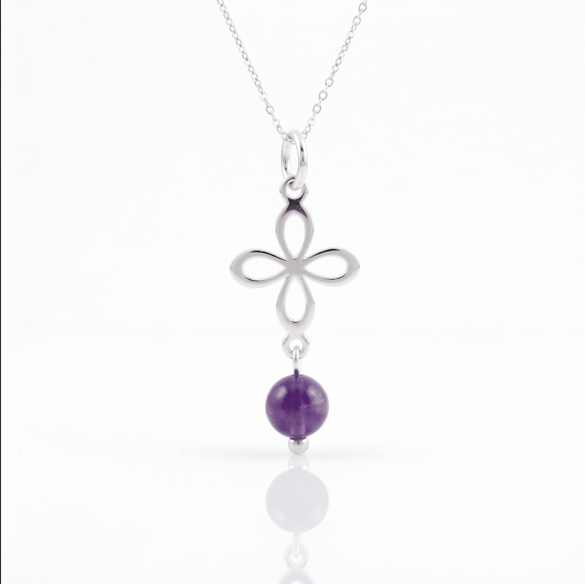 Colgante Amuleto Sigilo & Amatista - Plata de Ley 925 - Mystical Tienda