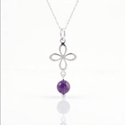 Colgante Amuleto Sigilo & Amatista - Plata de Ley 925 - Mystical Tienda