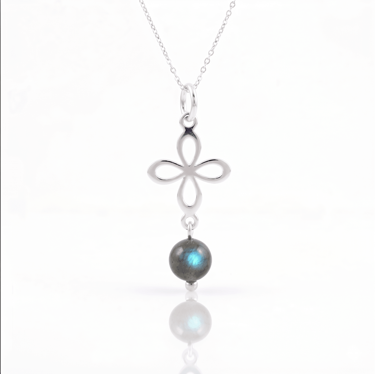 Colgante Amuleto Sigilo & Labradorita - Plata de Ley 925 - Mystical Tienda