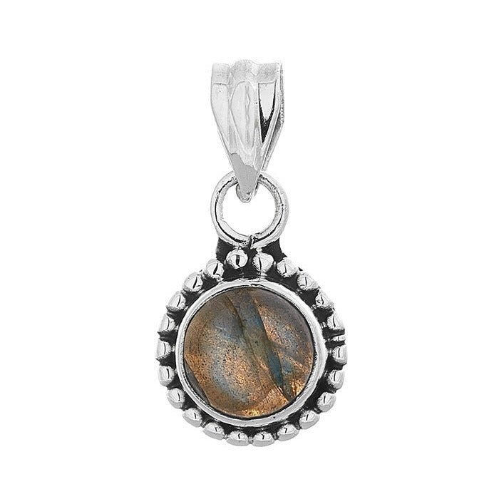 Colgante 'Anumati' de Labradorita y Plata de Ley 925 - Mystical Tienda