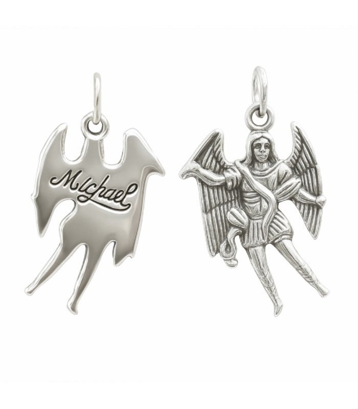 Colgante Arcángel Miguel en Plata de Ley 925 - Mystical Tienda