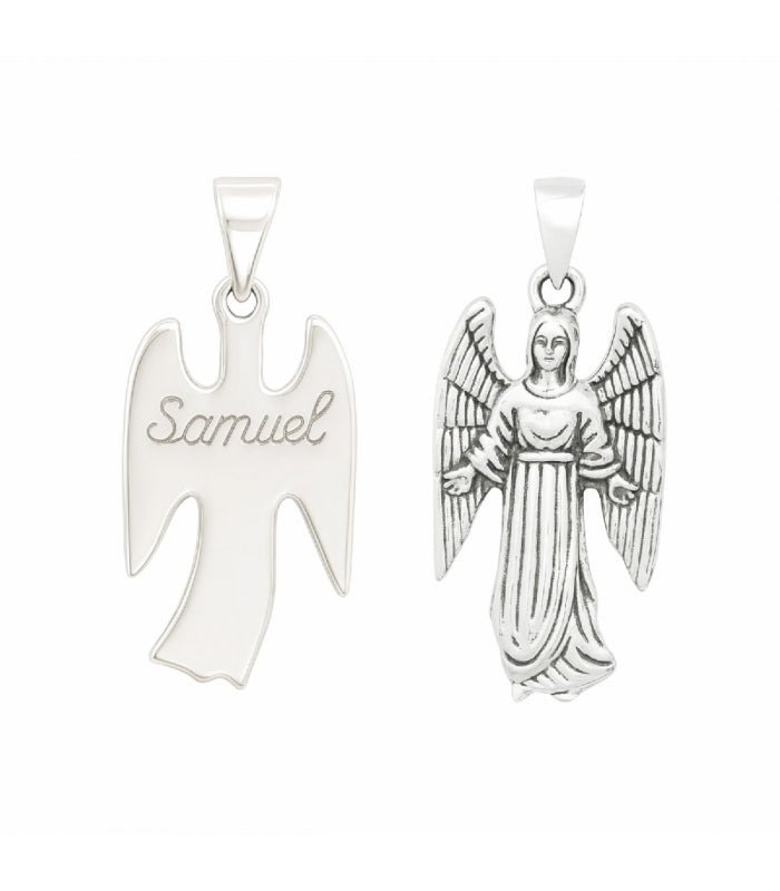 Colgante Arcángel Samuel en Plata de Ley 925 - Mystical Tienda