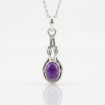 Colgante Arwen Amatista y Plata de Ley 925 - Mystical Tienda