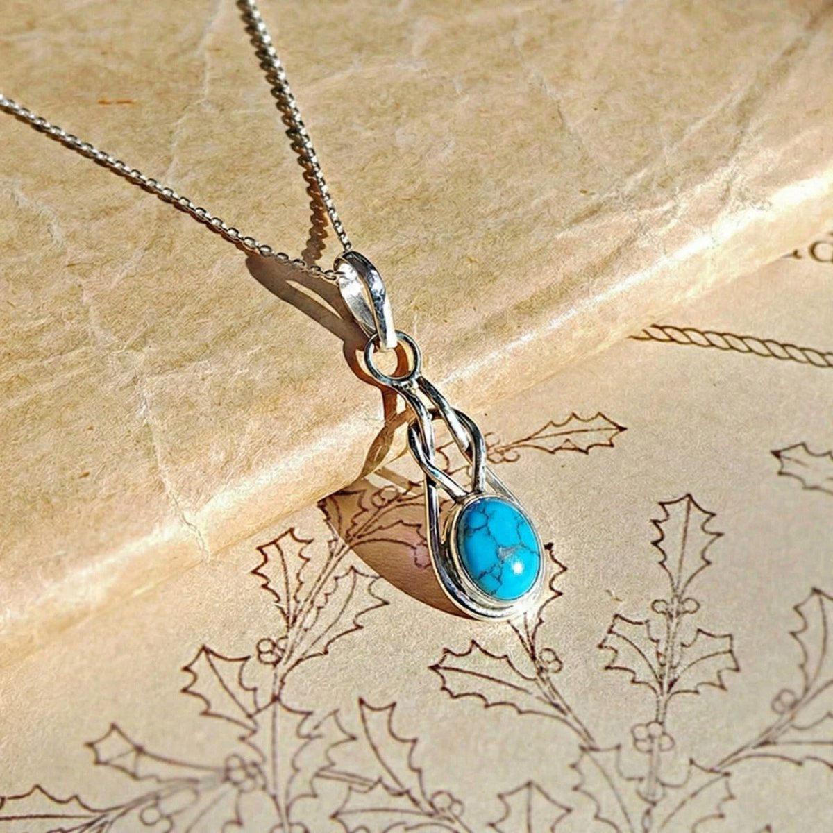 Colgante Arwen Turquenita y Plata de Ley 925 - Mystical Tienda