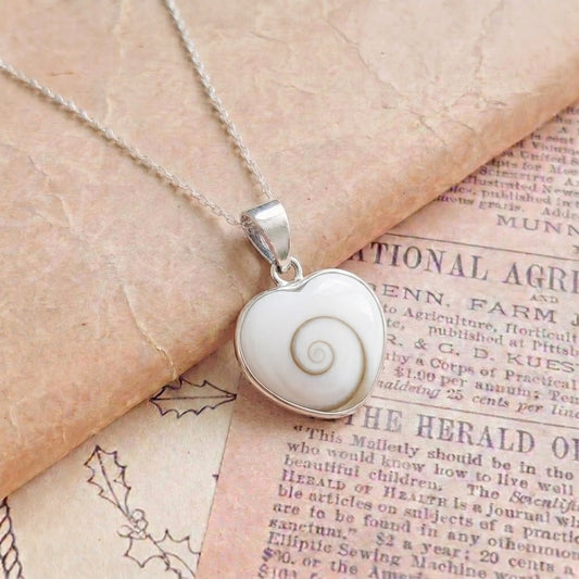Colgante Corazón Ojo de Shiva - Plata de Ley 925 - Mystical Tienda