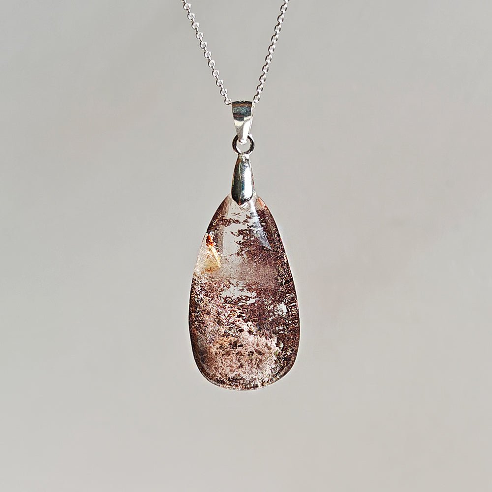 Colgante de Cuarzo Chamánico en Plata de Ley 925 - Mystical Tienda