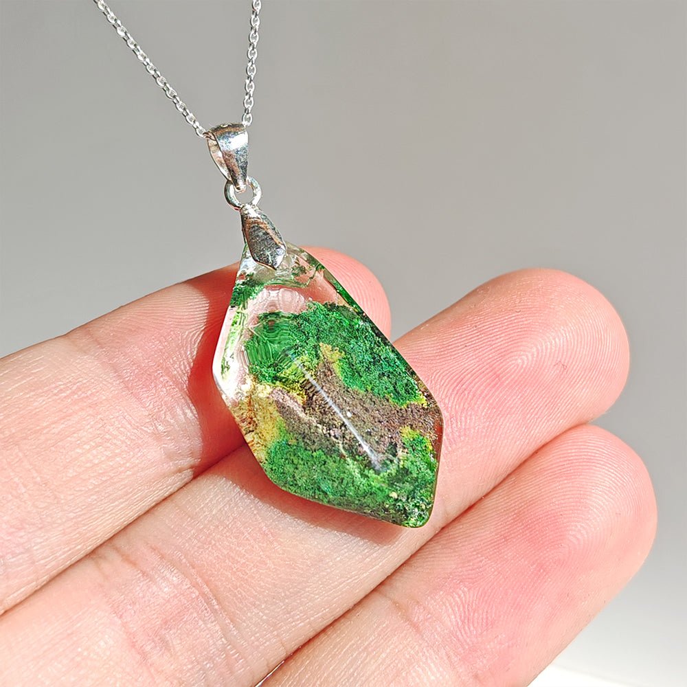 Colgante de Cuarzo Chamánico en Plata de Ley 925 - Mystical Tienda