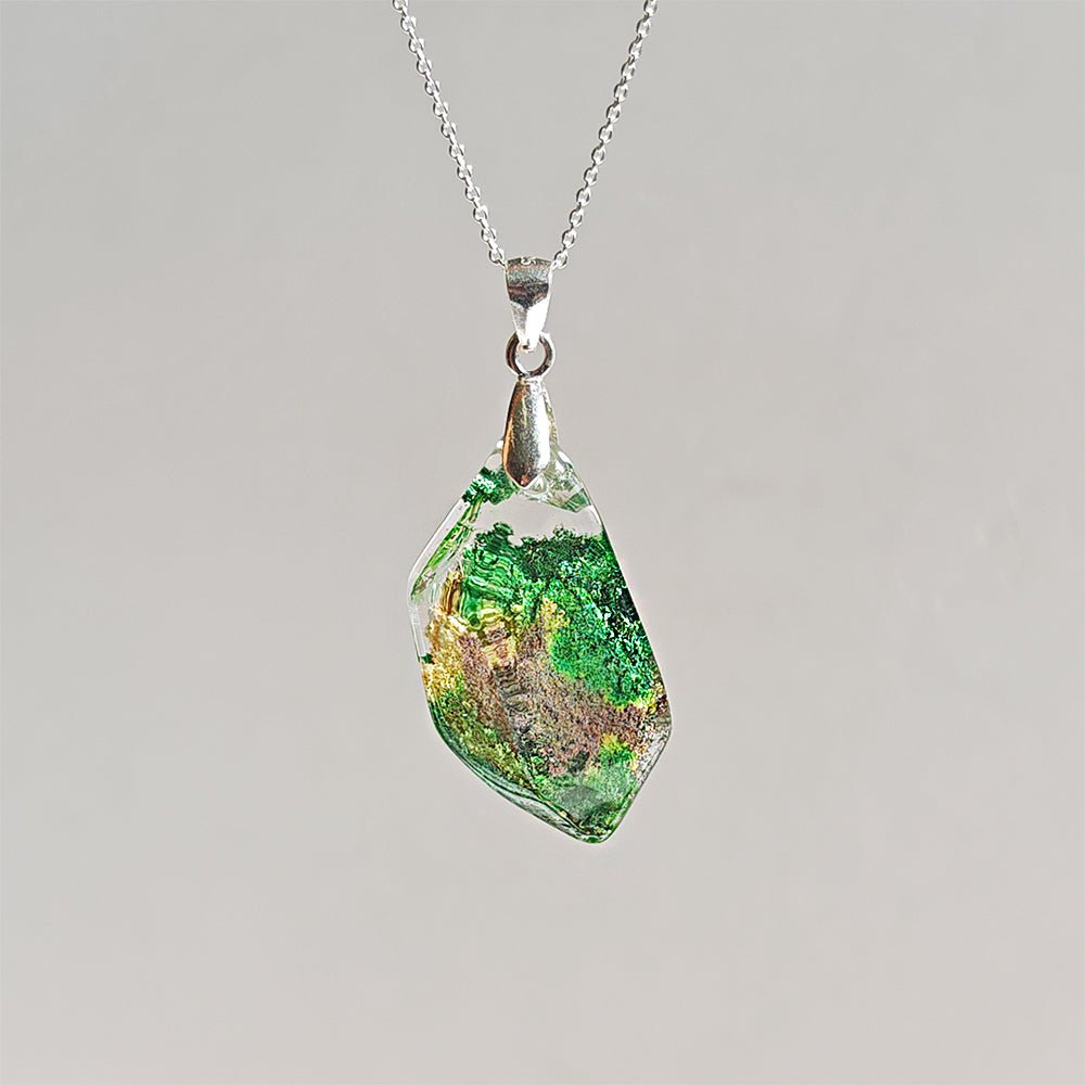 Colgante de Cuarzo Chamánico en Plata de Ley 925 - Mystical Tienda