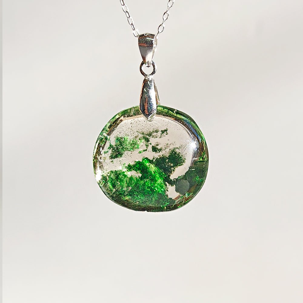 Colgante de Cuarzo Chamánico en Plata de Ley 925 - Mystical Tienda